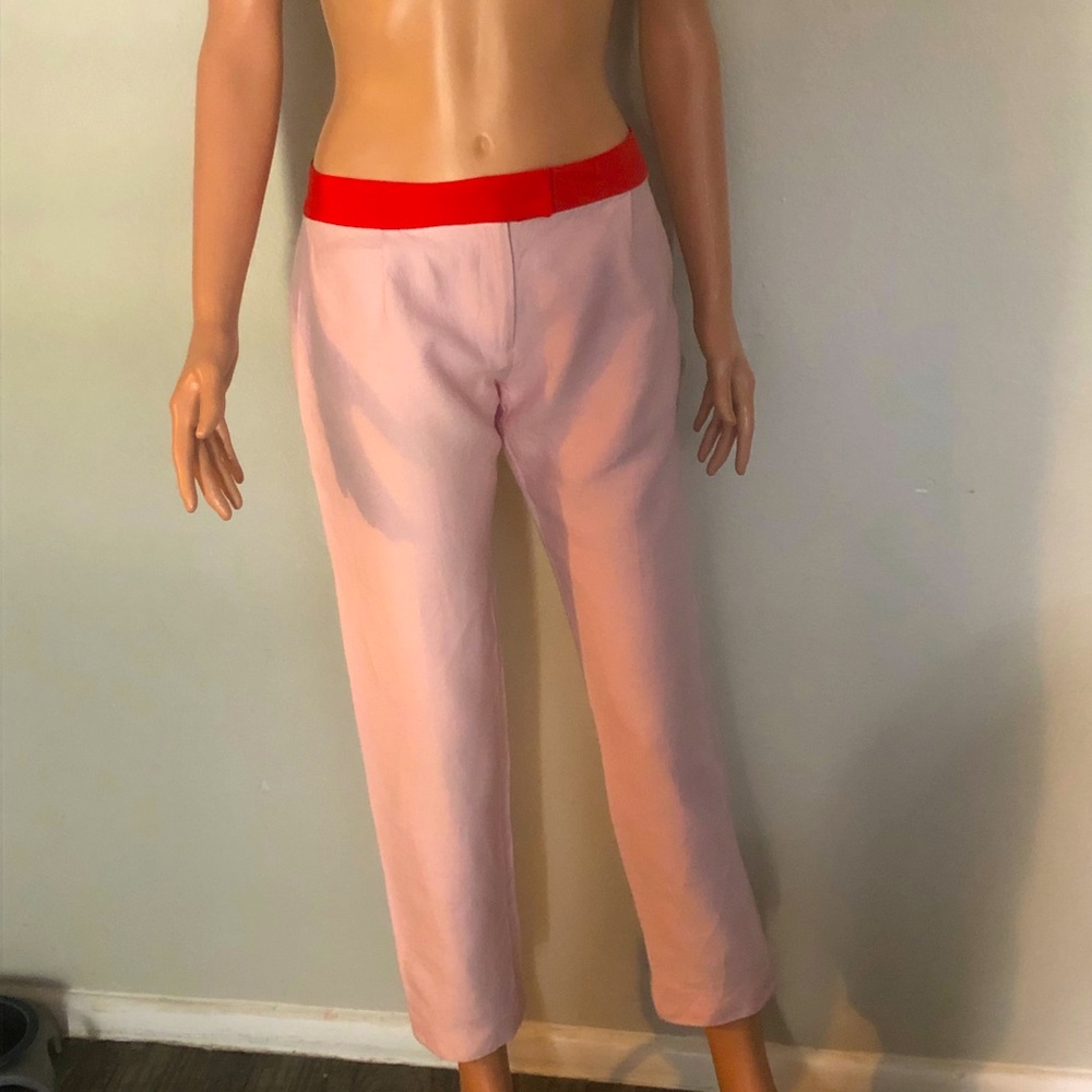 Soft Pink ankle pants..👠👛🍓